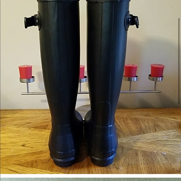 Hunter rain boots-black - Picture 3 of 4